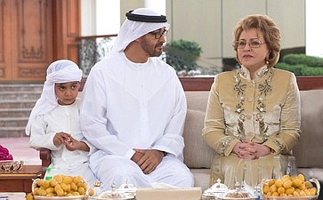 Встреча В. Матвиенко с наследным принцем Абу Даби