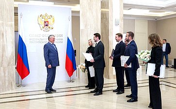 Церемония награждения представителей Правительства Нижегородской области, внесших наибольший вклад в успешную подготовку и проведение Двенадцатого форума регионов России и Беларуси