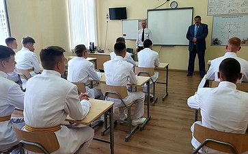 Сергей Колбин поздравил с началом учебного года воспитанников филиала «Нахимовского военно-морского училища» МО РФ