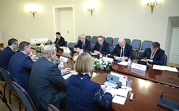 Заседание Комиссии Совета законодателей по координации законотворческой деятельности