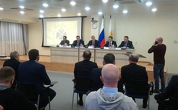 Вячеслав Тимченко также принял участие в общем собрании регионального отделения Общероссийской общественно-государственной организации «Российское военно-историческое общество»