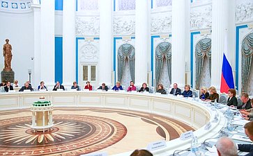 Заседание Совета при Президенте РФ по реализации государственной политики в сфере защиты семьи и детей