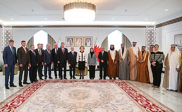 Встреча Председателя Совета Федерации Валентины Матвиенко с Председателем Палаты депутатов Национального собрания Королевства Бахрейн Фаузией Абдалла Зейнал