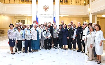 Встреча Председателя Совета Федерации Валентины Матвиенко с делегацией общества «Жители блокадного Ленинграда» Санкт-Петербурга