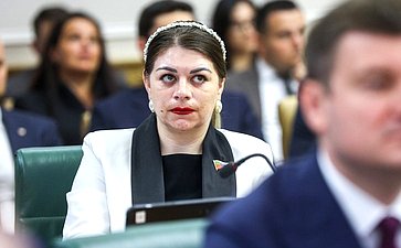 Заседание Палаты молодых законодателей при Совете Федерации