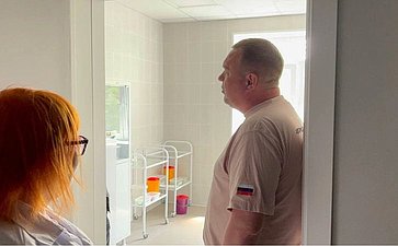 Игорь Кастюкевич посетил амбулаторию в селе Громовка Новотроицкого округа Херсонской области