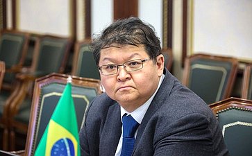 Константин Косачев провел встречу с Чрезвычайным и Полномочным Послом Федеративной Республики Бразилии в Российской Федерации