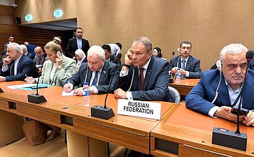 Делегация Совета Федерации принимает участие в мероприятиях, организованных Межпарламентским союзом в Женеве