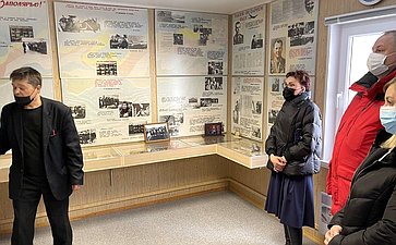 Татьяна Кусайко накануне Дня космонавтики посетила музей имени Ю.А. Гагарина в посёлке Корзуново