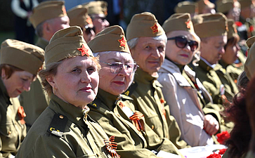 Лилия Гумерова в преддверии празднования 80-летия Великой Победы приняла участие в мероприятиях в Учалинском районе