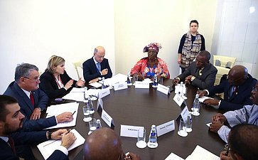 Юрий Воробьев провел встречу с Председателем Национального собрания Республики Мали Иссакой Сидибе