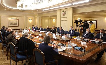 Встреча Валентины Матвиенко с Председателем Собрания Исламского Совета Исламской Республики Иран Мохаммадом Багером Галибафом
