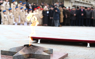Мухарбек Барахоев в День защитника Отечества принял участие в памятном мероприятии в городе воинской славы Малгобеке