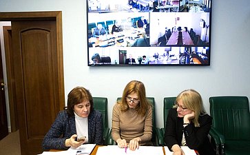 Видеоконференция, посвященная анализу потребности субъектов РФ в подготовке педагогических, медицинских и инженерных кадров