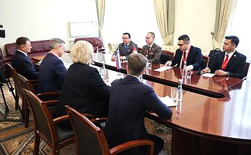 Встреча первого заместителя Председателя СФ Андрея Яцкина с заместителем председателя Народного консультативного конгресса Республики Индонезии
