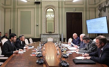 Андрей Денисов провел встречу с Чрезвычайным и Полномочным Послом Федеративной Демократической Республики Непал в Российской Федерации Миланом Туладхаром