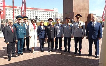 Наталья Котова приняла участие в торжественных мероприятиях, посвящённых 81‑й годовщине Победы в Великой Отечественной войне