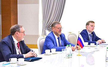 Встреча Константина Косачева с Председателем Меджлиса Туркменистана Дуньягозель Гулмановой