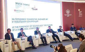 XXVIII Петербургский международный экономический форум (ПМЭФ’25). «На передовой технологий: будущее ИИ и глобальная конкуренция»