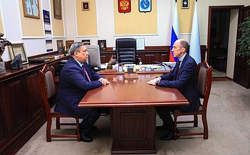 Владимир Полетаев в ходе региональной недели провел встречу с главой Республики Алтай Олегом Хорохординым