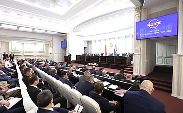Делегация Совета Федерации во главе с заместителем Председателя СФ Юрием Воробьевым приняла участие в 68-й сессии Парламентского Собрания Союза Беларуси и России