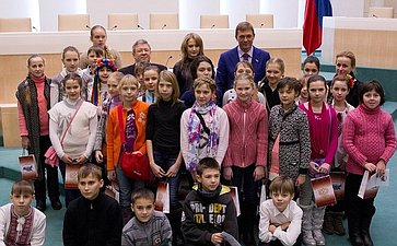 Встреча А. Торшина и Д. Саблина с украинскими школьниками