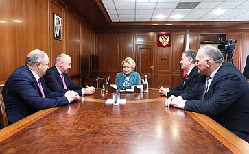 Валентина Матвиенко обсудила с руководством Карачаево-Черкесской Республики вопросы социально-экономического развития региона