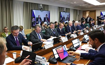 Заседание Комитета Совета Федерации по экономической политике на тему «О ходе подготовки «правительственного часа» по вопросу «О мерах по обеспечению технологического суверенитета РФ» 593-го заседания СФ»