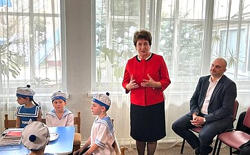 Екатерина Алтабаева приняла участие в мероприятии, которое прошло в дошкольном учреждении «Детский сад N 129»