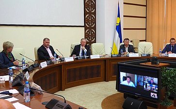Вячеслав Наговицын в рамках региональной недели принял участие в совещании по подготовке к Дням Бурятии в Совете Федерации