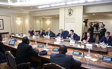 Встреча Председателя Совета Федерации Валентины Матвиенко с Председателем Национального совета Республики Намибии