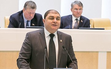 Губернатор Орловской области В. Потомский выступил на 390-м заседании Совета Федерации