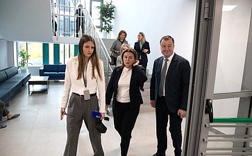 Сенаторы посетили Центр физкультурной и спортивной работы «Олимпия» Тюменского муниципального района