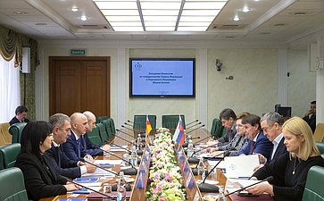 Заседание Комиссии по сотрудничеству Совета Федерации и Парламента Южной Осетии