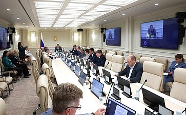 Заседание Комитета Совета Федерации по Регламенту и организации парламентской деятельности