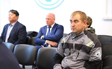 Сенаторы посетили канализационно – очистных сооружений (КОС) правого берега Ангары и приняли участие в совещании