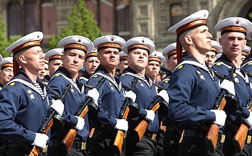 Председатель Совета Федерации Валентина Матвиенко присутствовала на военном параде в ознаменование 80-й годовщины Великой Победы