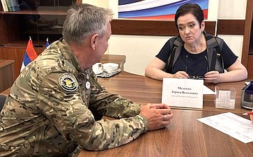 Лариса Мельник провела очередной приём граждан региона