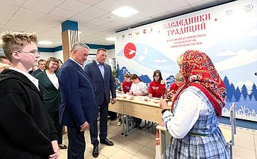 Заместитель Председателя СФ Юрий Воробьев принял участие в мероприятиях юбилейного Х Всероссийского детского фестиваля народной культуры «Наследники традиций»