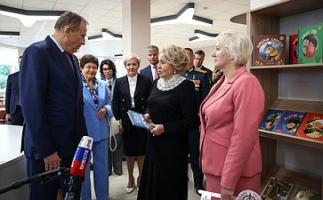 Валентина Матвиенко приняла участие в торжественном открытии Гатчинского центра образования «Высший пилотаж»