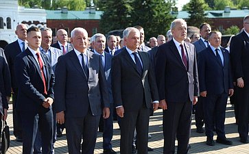 Мемориальный комплекс «Брестская крепость-герой». Церемония возложения венка и цветов к Вечному огню