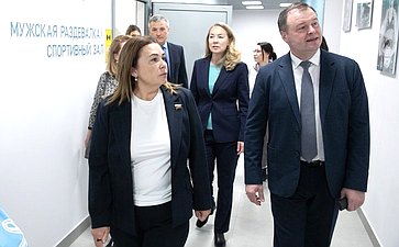Сенаторы посетили Центр физкультурной и спортивной работы «Олимпия» Тюменского муниципального района