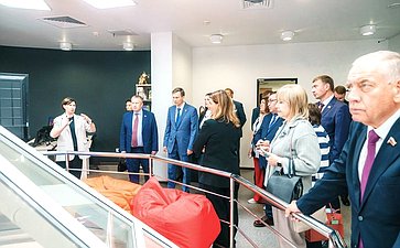 Сенаторы посетили Археопарк и субъекты креативных индустрий г. Ханты-Мансийска