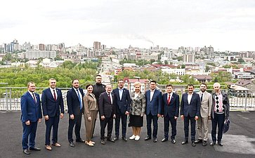 Сенаторы посетили парк в Барнауле в рамках рабочей поездки в Алтайский край