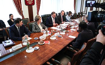 Константин Косачев провел встречу с наблюдателями за выборами Президента России от Международного движения русофилов