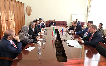 Встреча заместителя Председателя СФ Константина Косачева с Вице-президентом Исламской Республики Иран, руководителем Организации по защите окружающей среды Ирана (фото Фонд Росконгресс)