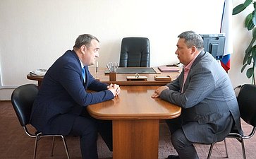 Владимир Полетаев в ходе поездки в регион встретился с руководством Республики Алтай