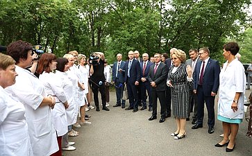 Валентина Матвиенко посетила Центр охраны материнства и детства