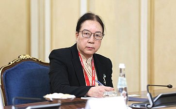 Валентина Матвиенко провела встречу с супругой Председателя Государственного административного совета, Премьер-министра Республики Союз Мьянма Чжу Чжу Хла