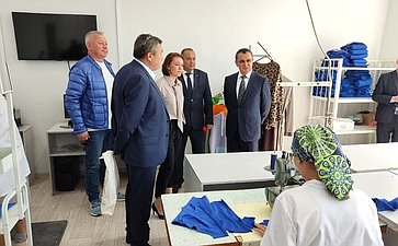Николай Федоров принял участие в открытии нового швейного предприятия в сельском районе Чувашии
